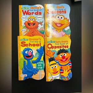 Sesame Street Learning Board Book Set ( 4 Books )